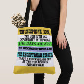 DE UITZONDERLIJKE LERER - ZIE TERUG! TOTE BAG (Dichtbij)