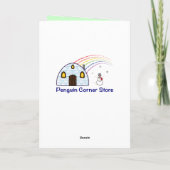 De Ukelele van de vakantie met Nota's en Sterren Feestdagen Kaart (Achterkant)