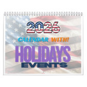 De ultieme 2026 Amerikaanse feestdag evenementenka Kalender (Hoes)