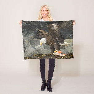 De ultieme Bald Eagle Fleece Deken