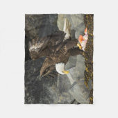 De ultieme Bald Eagle Fleece Deken (Voorkant)