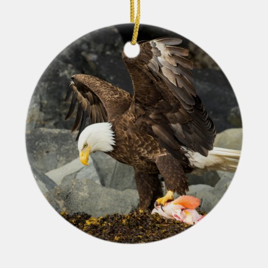 De ultieme Bald Eagle Keramisch Ornament (Voorkant)