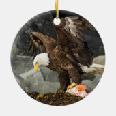 De ultieme Bald Eagle Keramisch Ornament (Achterkant)