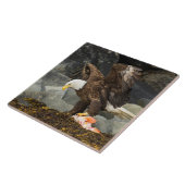 De ultieme Bald Eagle Tegeltje (Zijkant)