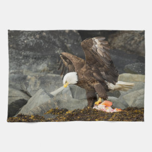 De ultieme Bald Eagle Theedoek