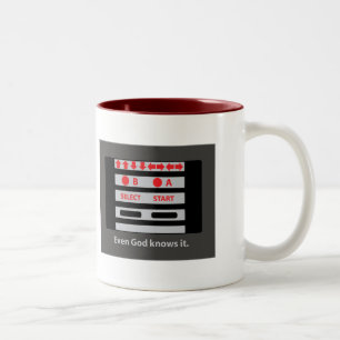 De ultieme code-Mok Tweekleurige Koffiemok