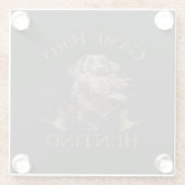 De ultieme eendenjacht glazen onderzetter (Achterkant)