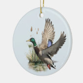 De ultieme eendenjacht keramisch ornament (Links)