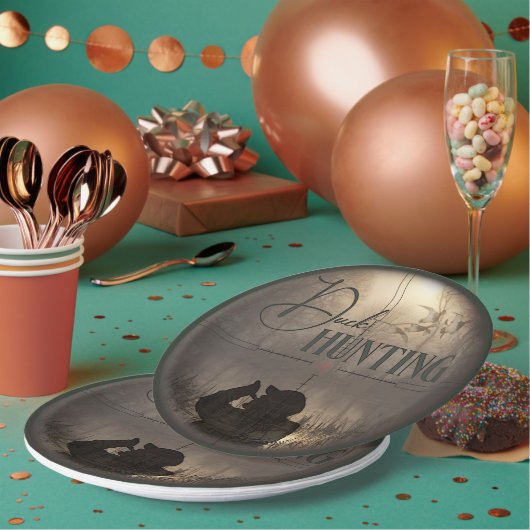 De ultieme eendenjacht papieren bordje (Multi)