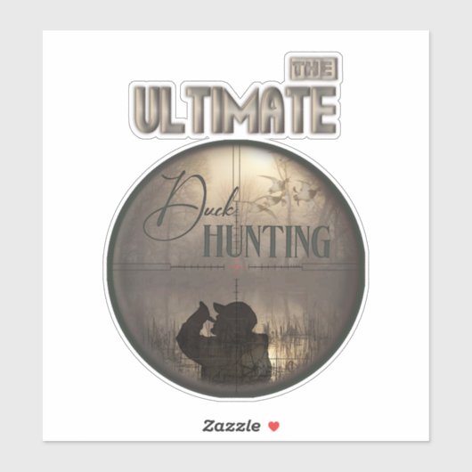 De ultieme eendenjacht sticker (Vel)