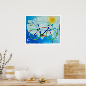 De ultieme fietstripprint poster (Keuken)