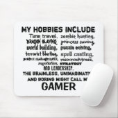 De ultieme gamer is gemaakt (wit) muismat (Met muis)