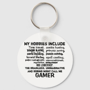 De ultieme gamer is gemaakt (wit) sleutelhanger