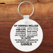 De ultieme gamer is gemaakt (wit) sleutelhanger (Voorkant)