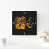 De ultieme GAMER-klok! Ga spelen voor gamers Vierkante Klok (Huis)