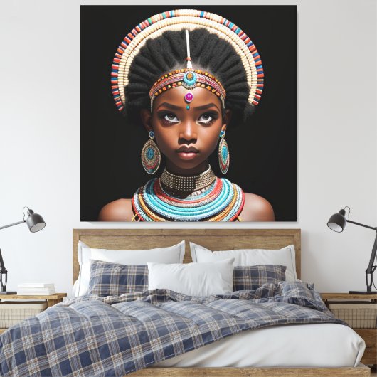 De ultieme godin canvas afdruk (Insitu (Slaapkamer))