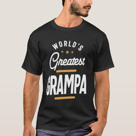 De ultieme Grampa: 's Werelds Grootste T-shirt (Voorkant)
