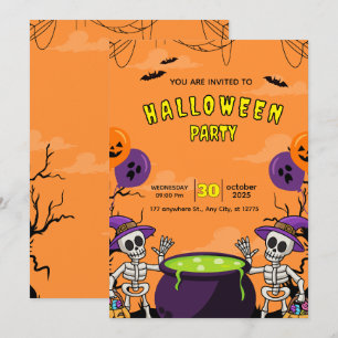 De ultieme Halloween-uitnodiging van dit jaar Kaart
