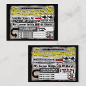 De ultieme kaart visitekaartje (Voorkant / Achterkant)