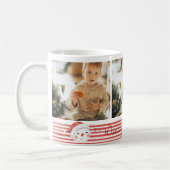 De ultieme kerst Cheer Gestreepte Koffie Mok (Links)