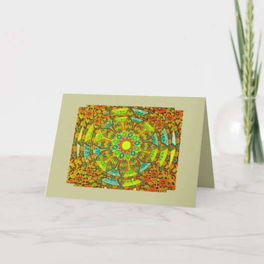 De ultieme Mandala Greeting Note Kaart (Voorkant)