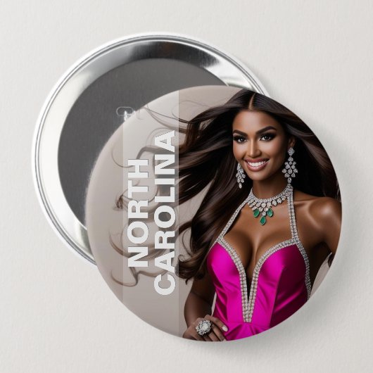 De ultieme Pageant Button (Voorkant /achterkant)