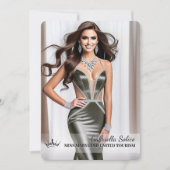 De ultieme Pageant Promo Kaart - Portret (Voorkant)
