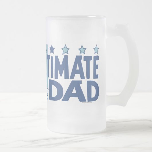 De ultieme pap blauw matglas bierpul (Rechts)