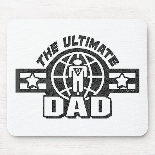 De ultieme pap Logo gear Muismat (Voorkant)