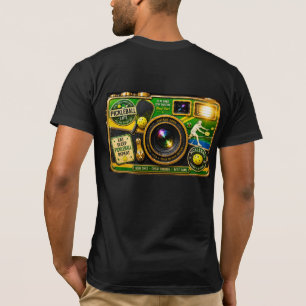 De ultieme Pickleball 3D Vintage Lens T-shirt