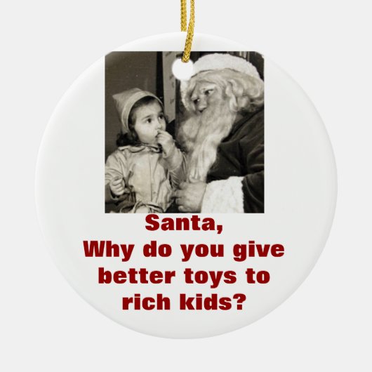 De ultieme sarcastische kerstversiering! keramisch ornament (Voorkant)