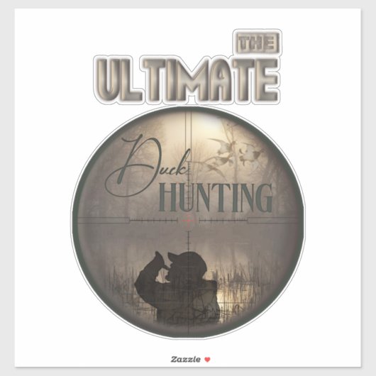 De ultieme sticker voor de jacht op eenden (Vel)