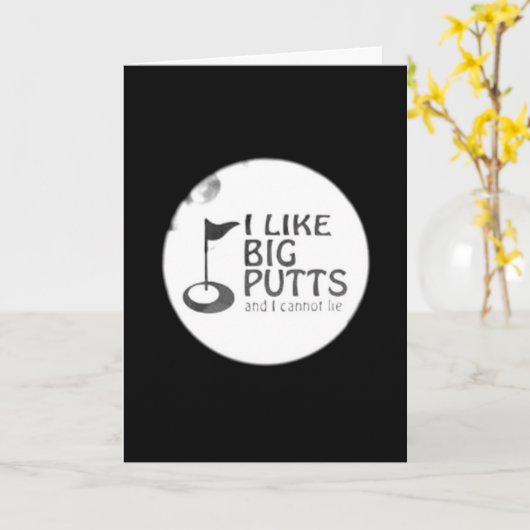 DE "ULTIMATE GOLFER'S"-JUBILEA KAART (Gele Bloem)