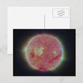 De ultraviolet zon briefkaart (Voorkant / Achterkant)