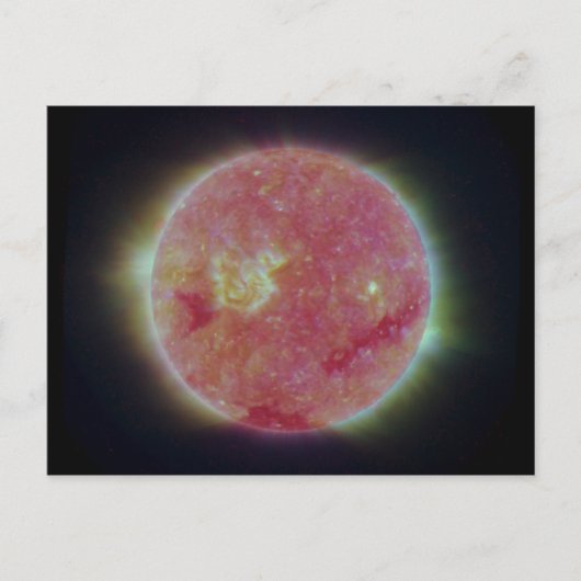 De ultraviolet zon briefkaart (Voorkant)