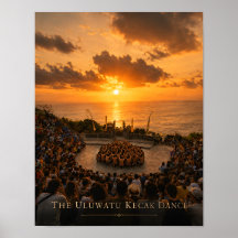 De Uluwatu Kecak-dansposter