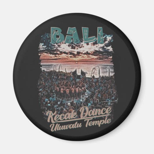 De Uluwatu-tempel van BALI Magneet (Voorkant)