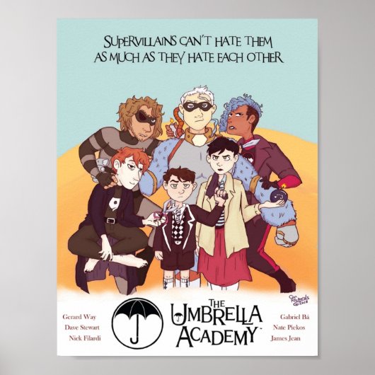 De Umbrella Academy Poster (Voorkant)