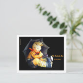 De Umbrella Boy Briefkaart (Staand voorkant)