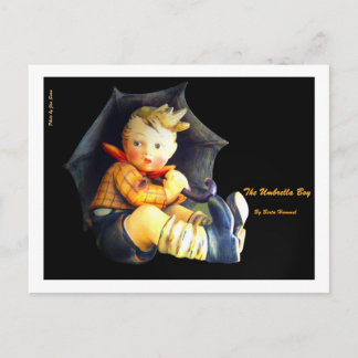 De Umbrella Boy Briefkaart
