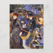 De Umbrellas Pierre-Auguste Renoir Briefkaart (Voorkant)