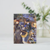 De Umbrellas Pierre-Auguste Renoir Briefkaart (Staand voorkant)