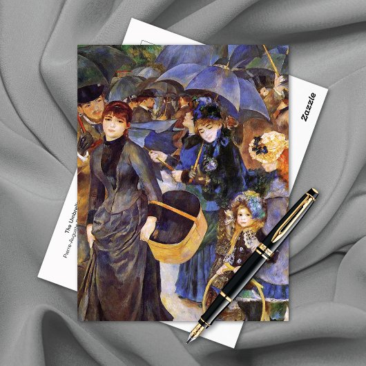 De Umbrellas Pierre-Auguste Renoir Briefkaart
