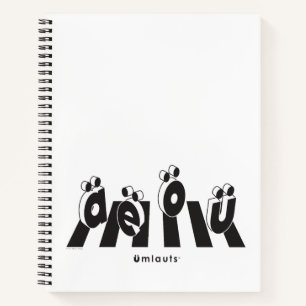 “De Umlauts™ Crossover” Notitieboek