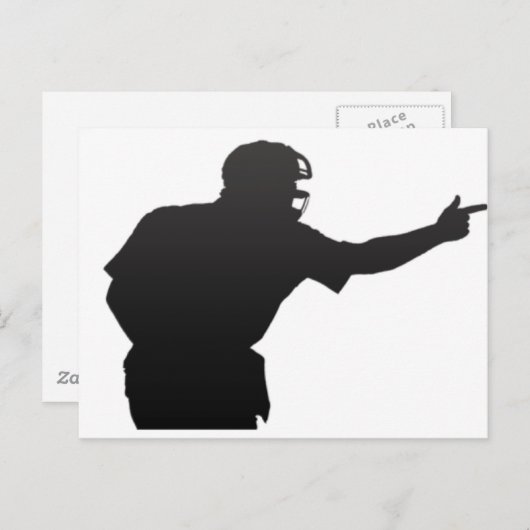 De Umpire Briefkaart (Voorkant / Achterkant)