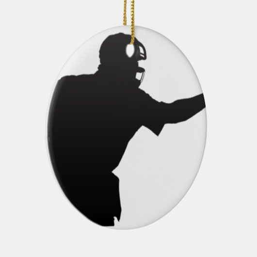 De Umpire Keramisch Ornament (Rechts)