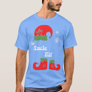 De Uncle Elf Christmas Elf T-shirt Familie Matchin