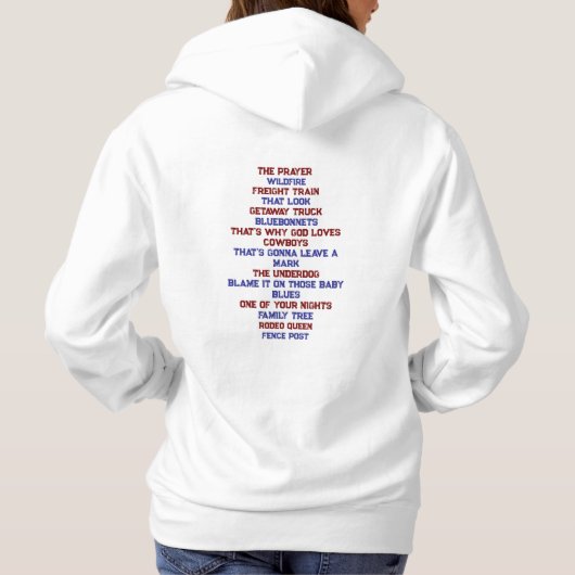 De underdog Aaron Watson Hoodie (Achterkant)