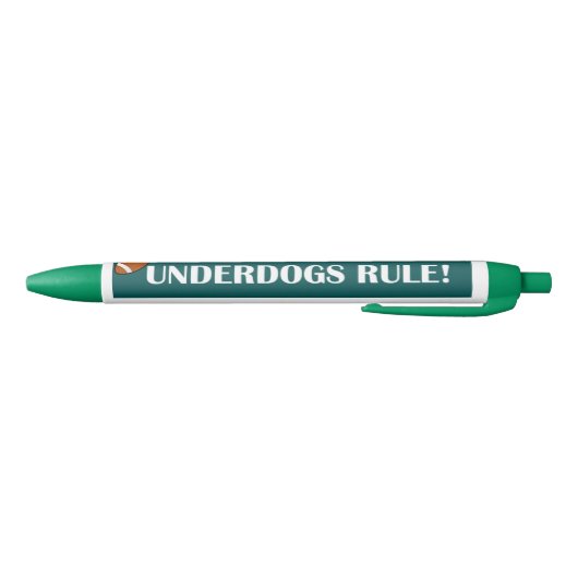 De underdogs-regel. zwarte inkt pen (Bodem)
