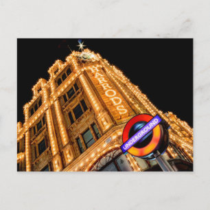 De Underground bij Harrods Briefkaart